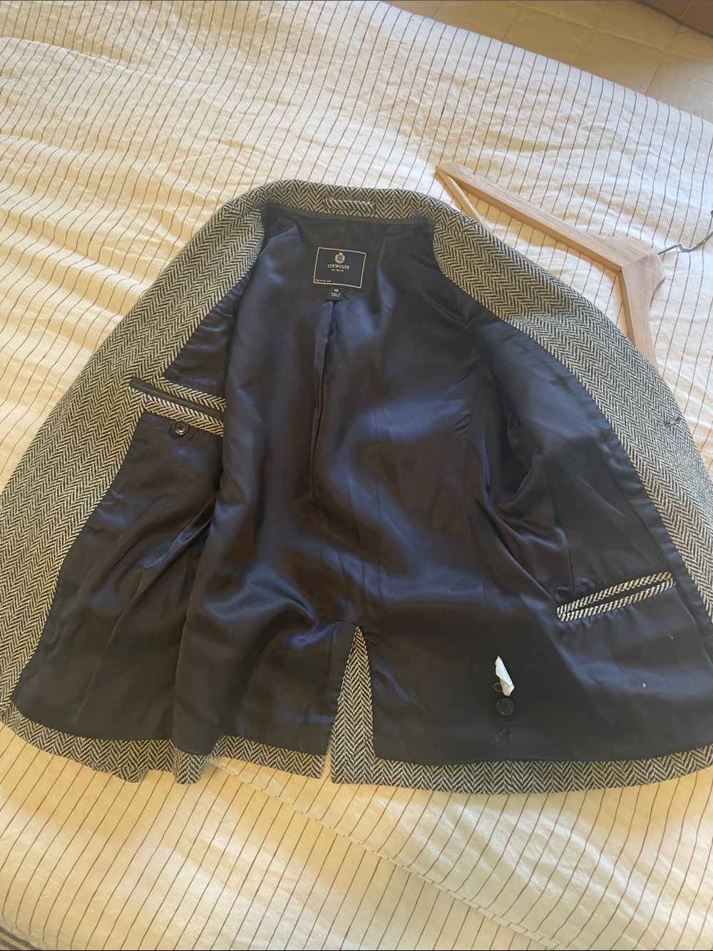 Crewcuts Wool Tweed Blazer Jacket - Picture 8 of 11